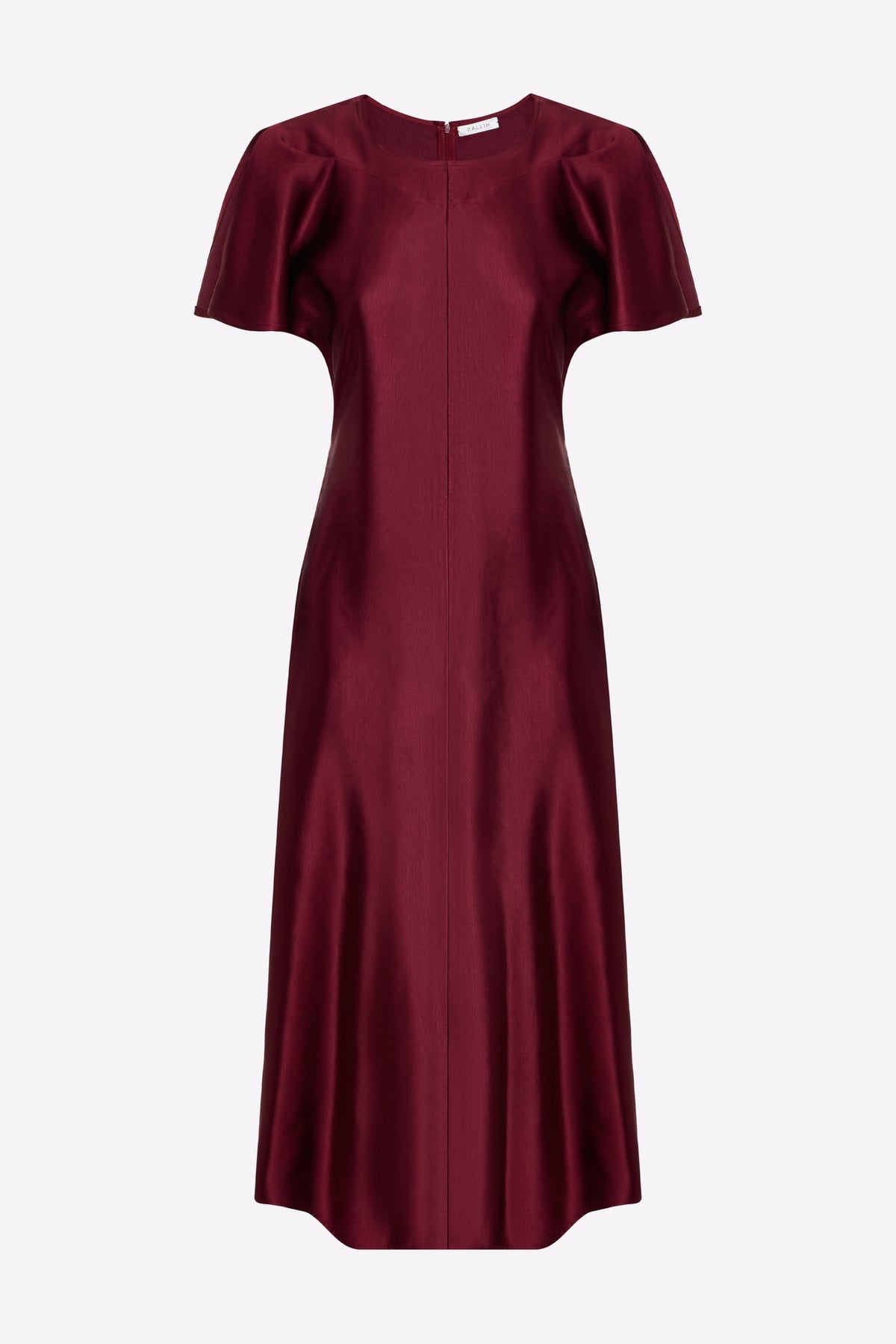 LEVY DRESS IN MAROON FRONT