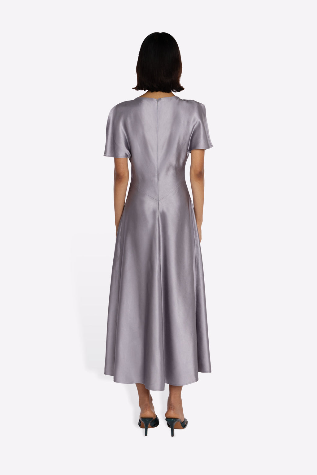 LEVY DRESS IN STEEL MODEL BACL